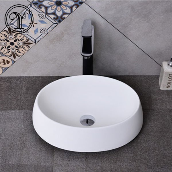 Industrial style of white designs artificial stone basins