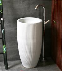 Pedestal handmade wash sink of bathroom products
