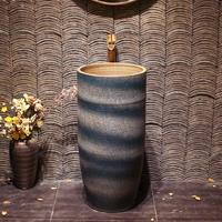 Quality guarantee glazed ceramic pedestal basin