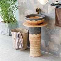 Bathroom products of wash basins and pedestal sinks in Asia