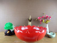China Eco-friendy ceramic round basin wash sink hot sales designs bathroom products
