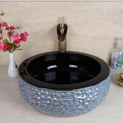 Colorful handmade wash basins for bathroom products