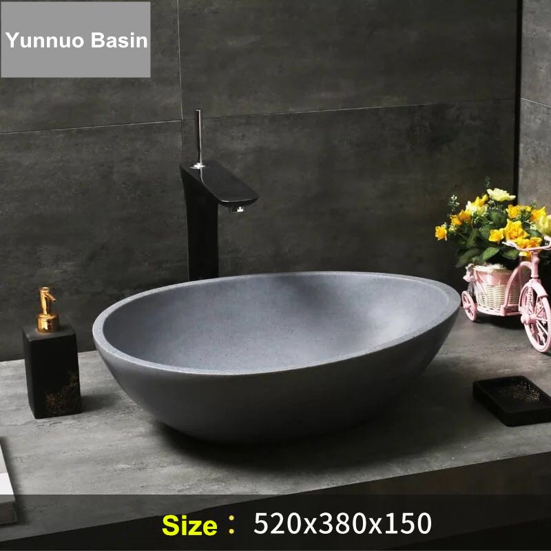 Design bathroom wash basins manufacturers in China for stone resin artifical sink
