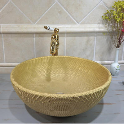 Countertop Sinks Directly Factory gold wash basin promotion