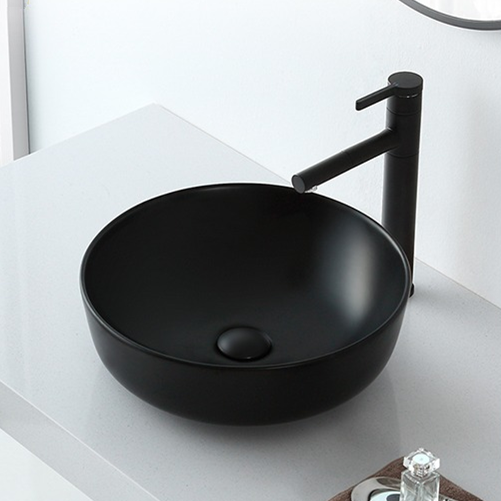Industrial style pure Black Art Stage Basin with Special Price from China best wash sinks manufacture