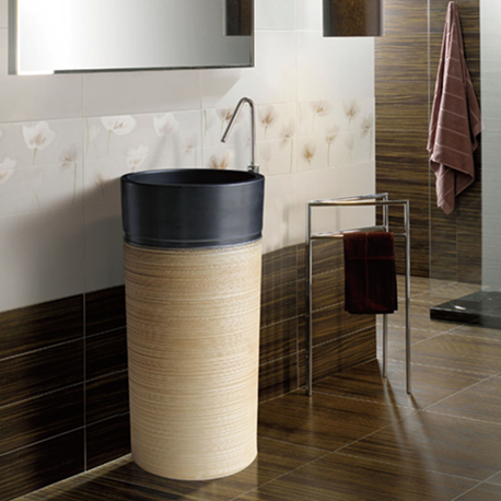 Bathroom Products of Pedestal Ceramics Wash Basins manufactures from China